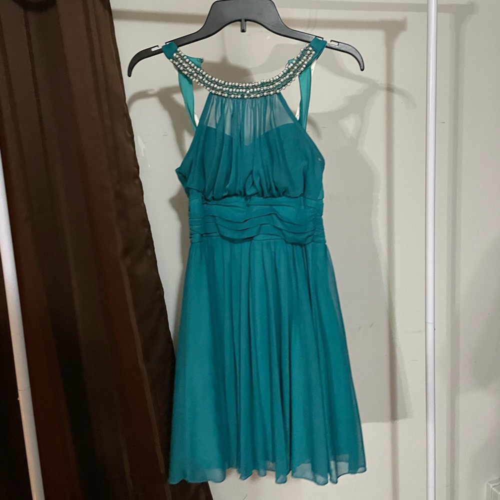 Teal Girls Dress